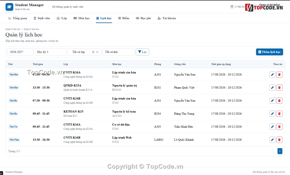 Hệ thống quản lý,php & mysql,php mysql